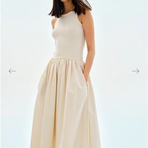 Off white dress perfect for summer!